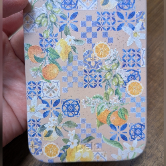 NEW Pela Pink Seashell Amalfi Fruits Coastal iPhone 14 Pro Case - Picture 4 of 13